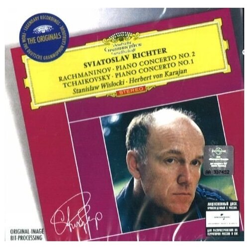 AUDIO CD классика: Richter Rachmaninov, Tchaikovsky Piano Concerto / Karajan (1 CD)