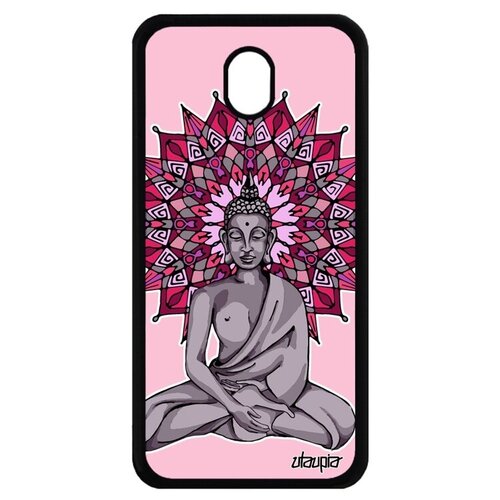 фото Противоударный чехол на смартфон // samsung galaxy j7 2017 // "будда" тайланд мандала, utaupia, серый