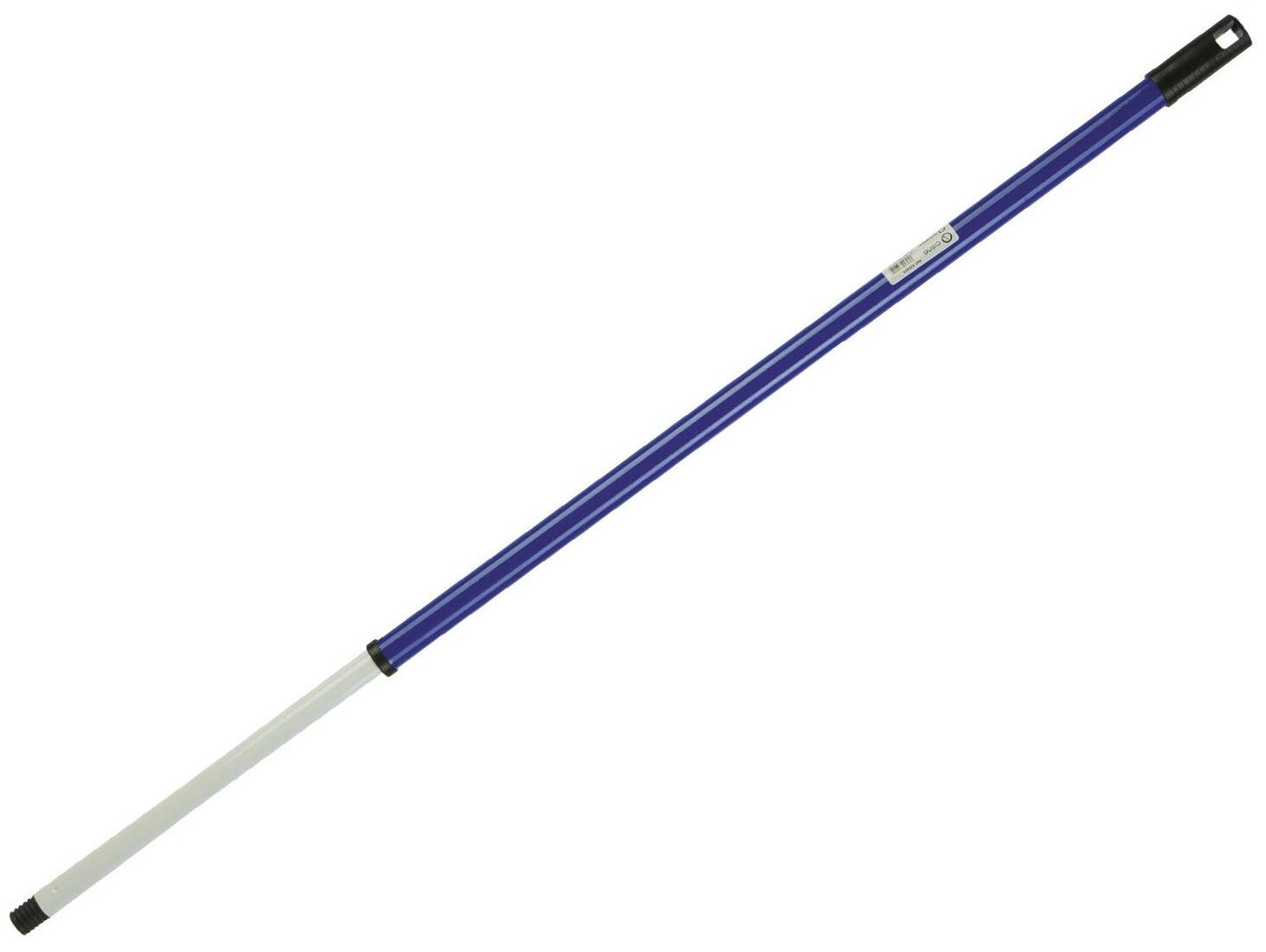 фото Ручка для швабры телескопическая с резьбой 85-150см