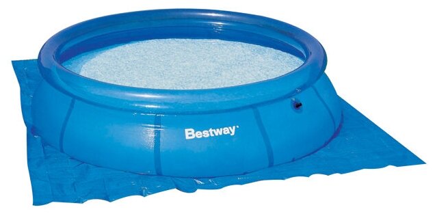 Bestway, 58001 BW, Подстилка 335х335 см, для бассейнов от 244 до 305 см - фотография № 1