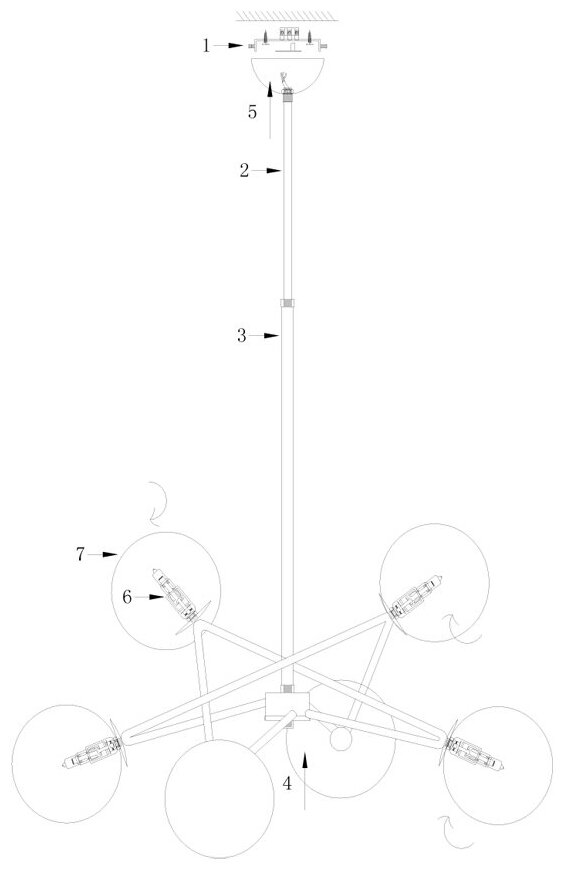 Люстра Freya BUMBLE FR5144PL-06W - фото №7
