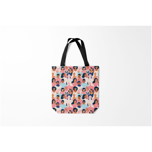 фото Сумка-шоппер / 40х40 см / девушкам / девушки рулят мы женщины burnettie