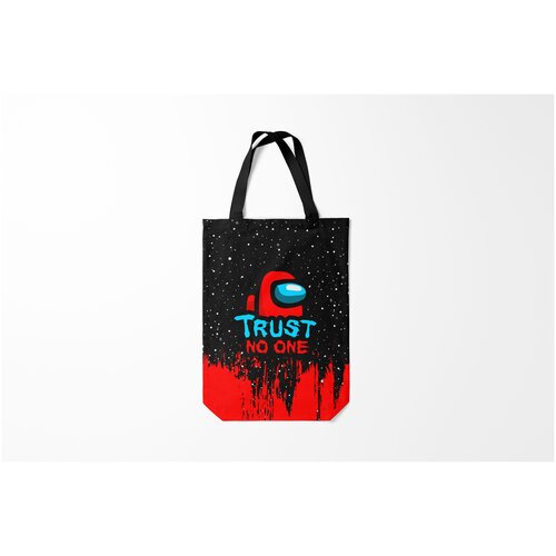 фото Сумка-шоппер / 31х42 см / геймерам / among us не верь никому burnettie