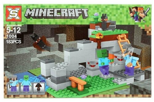 Конструктор Майнкрафт, Minecraft 1004 Домик 183 деталей