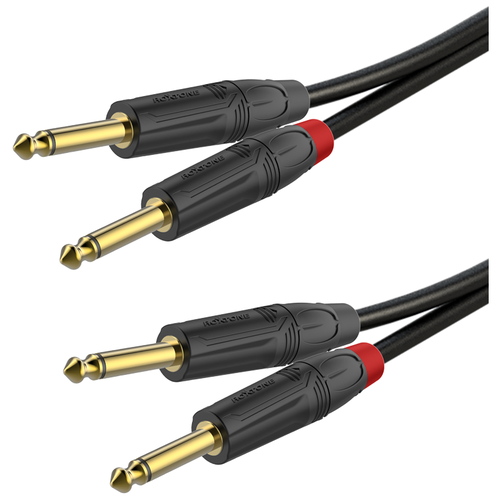 Кабель аудио 2xJack - 2xJack Roxtone GPTC210/3 3.0m