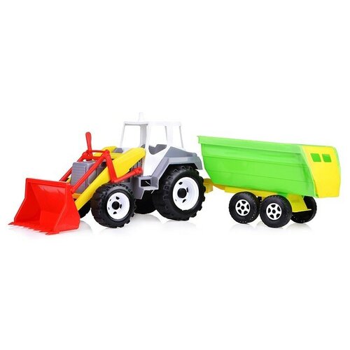 Автомобиль Тигр Скрепер с прицепом