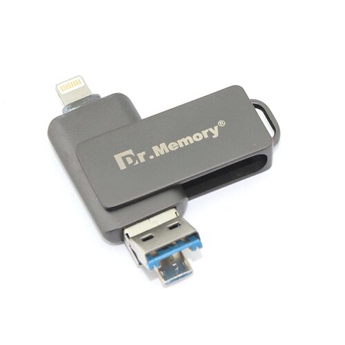 разъем usb 051 Флешка USB Dr. Memory 051 4Гб, USB 3.0, черный