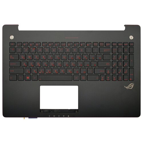 Клавиатура для ноутбука Asus ROG G550JK черная топ-панель 6800₽
