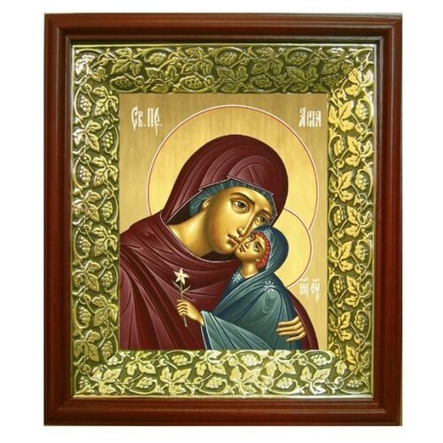 Икона Анна с Пресвятой Богородицею 21 на 24 см, арт СТ-10004-2