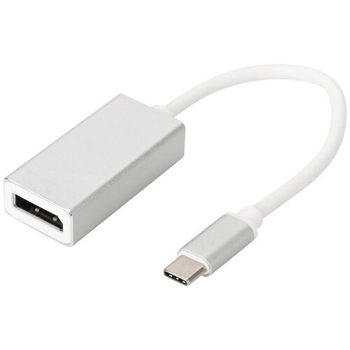 Переходник USB Type-C - DisplayPort - серебристый