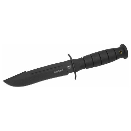 Нож Комбат-2, сталь 420, рукоять резина