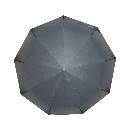 Зонт мужской POPULAR черный автомат 9 спиц купол 97 ручка прямая черного цвета
