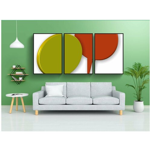 фото Набор модулных постеров для интерьера "разговаривать, чат, комикс" 60x90 см. в тубусе, без рамки lotsprints