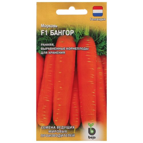 Семена Гавриш Bejo Морковь Бангор F1 150 шт. семена морковь гавриш бангор f1 150 шт