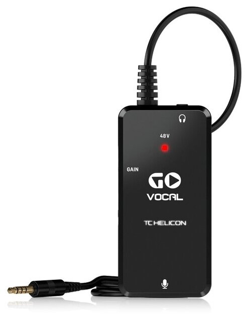 TC Helicon GO VOCAL аудио интерфейс-микрофонный преамп, портативный для мобильных устройств