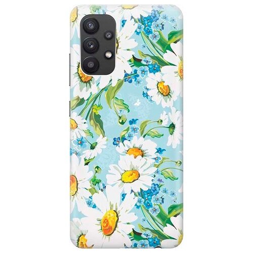 фото Ультратонкий силиконовый чехол-накладка для samsung galaxy a32 с принтом "поле ромашек" gosso