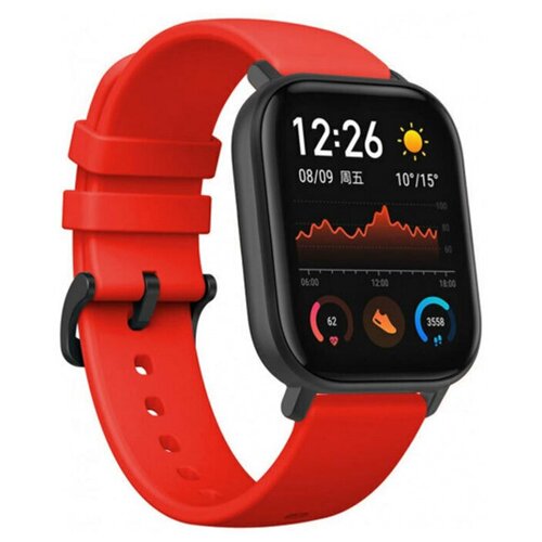 Ремешок W.O.L.T. STR-GTS для Amazfit GTS (красный)