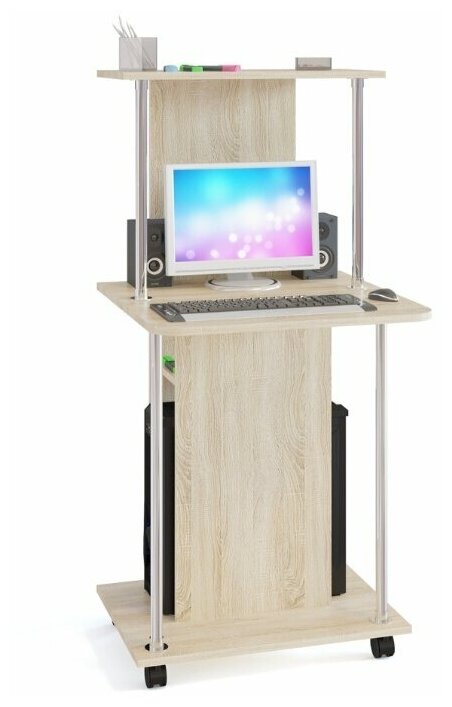 фото Компьютерная стойка на поворотных колёсах Фарно КСТ-12