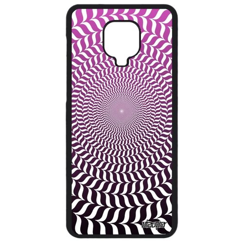 фото Модный чехол на смартфон // xiaomi redmi note 9s // "иллюзия круга" спираль стиль, utaupia, розовый