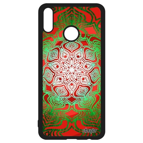 фото Противоударный чехол на телефон // honor 8x // "мандала" цветок тибет, utaupia, цветной