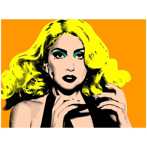 Картина по номерам на холсте Lady Gaga - 308 картина по номерам на холсте lady gaga 298 30x40
