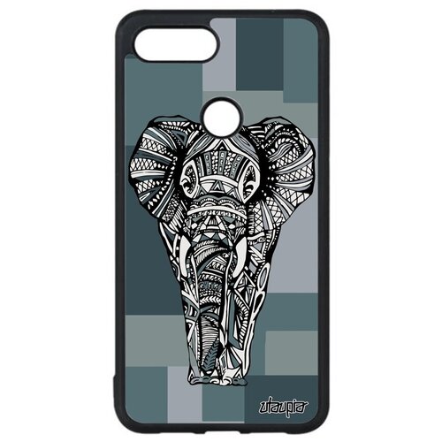 фото Ударопрочный чехол для смартфона // xiaomi mi 8 lite // "слон" elephant стиль, utaupia, цветной