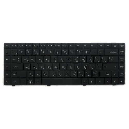 Клавиатура для ноутбука HP Compaq 620 621 625 CQ620 CQ621 CQ625 Series Плоский Enter Черная без рамки PN V115326AS1 930₽