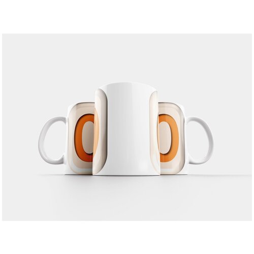 фото Кружка "номер, кнопка, форма" 320 мл lotsprints