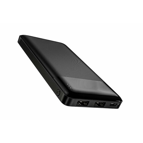 Внешний аккумулятор Powerbank HOCO J72 Easy travel, 2.0A, (10000mAh), черный внешний аккумулятор powerbank hoco j73 powerful desk lamp 2 0а 30000мач белый