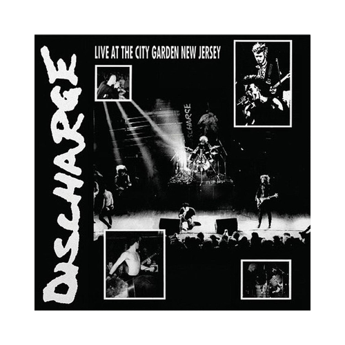 Discharge - Live at the City Garden New Jersey, 1LP Gatefold, CLEAR LP let them eat vinyl hawkwind live chronicles clear vinyl 2lp