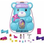 Polly Pocket Handbag Teddy Pajama Party Детский игровой набор HGC39 - изображение