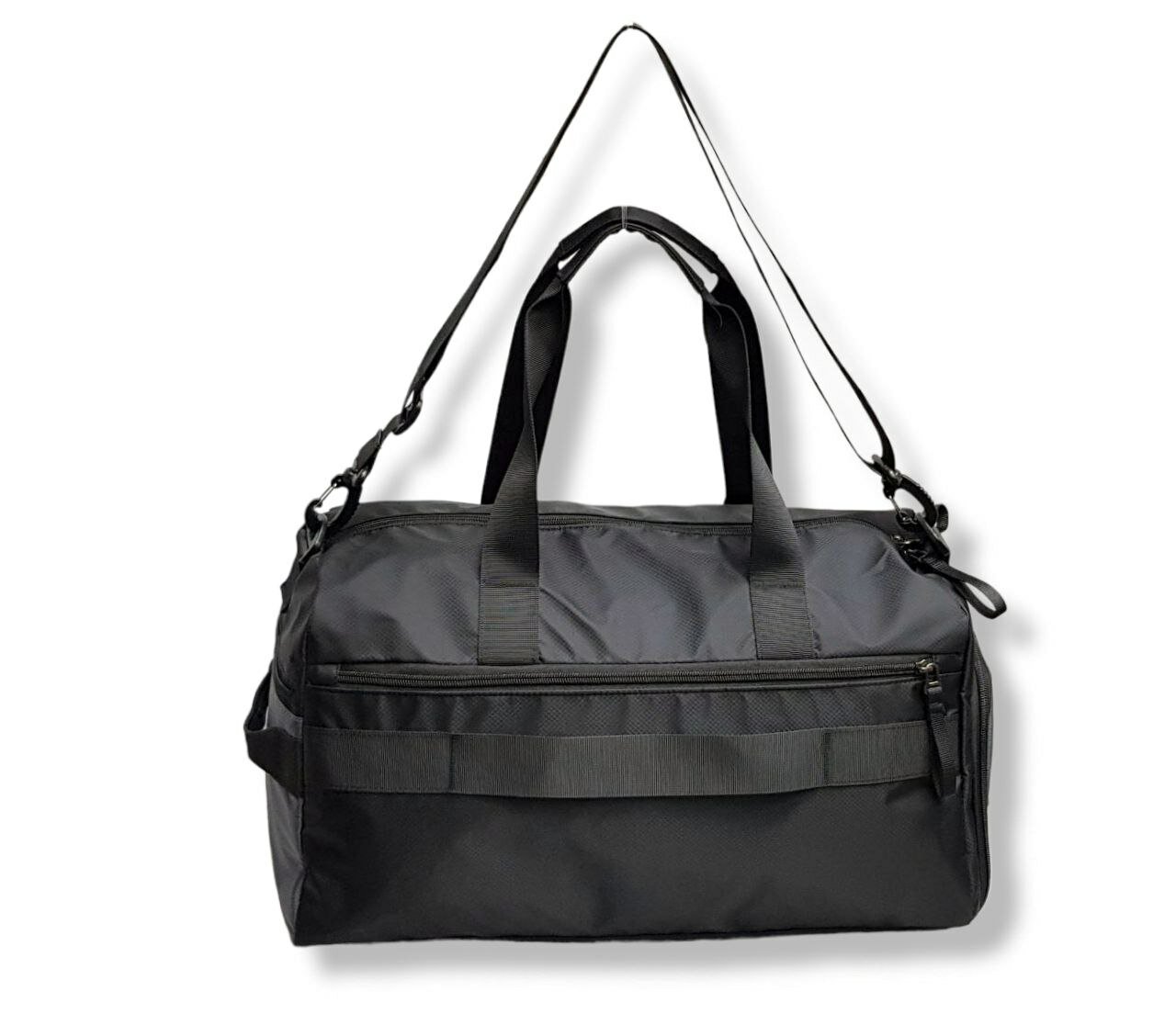 Спортивная сумка; дорожная сумка; ручная кладь; 3062 серая - фотография № 12