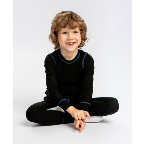 фото Комплект термобелья button blue, размер 110, черный