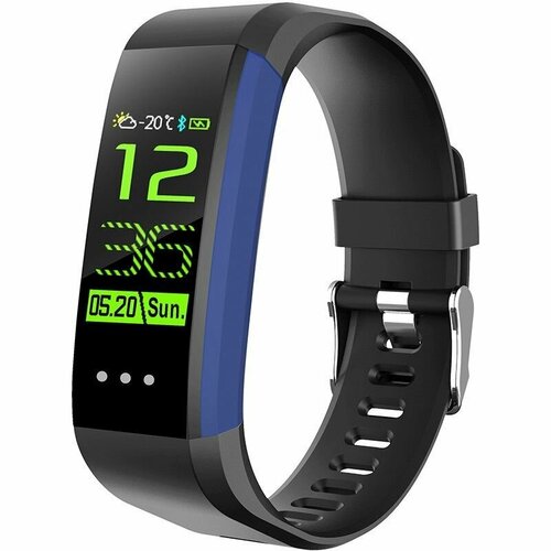 Умный фитнес-браслет Aspect CK16 Смарт-часы для спорта С измерением давления и кислорода в крови С пульсометром С шагомером Чёрный синий 279000₽