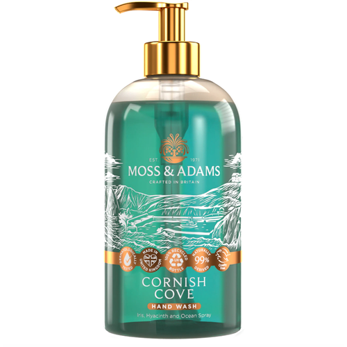 Жидкое мыло для рук Moss&Adams Cornish Cove, 500 мл. мыло жидкое moss