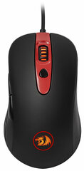Мышь Redragon Redragon Gerderu, игровая, оптическая, проводная, USB, черный и красный [70241]