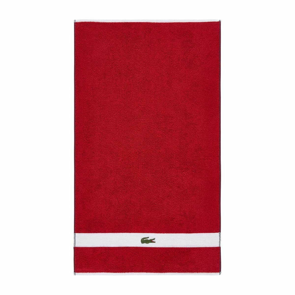 Полотенце Lacoste Casual Rouge 55x100 см - фотография № 6