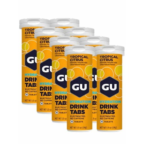 фото Изотоник gu energy gu hydration drink tabs 8 туб, тропический цитрус