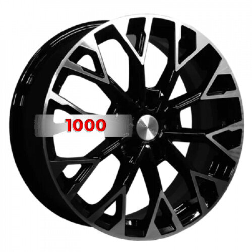 Диск колесный Khomen Wheels KHW1718 7x17/5x110 D67.1 ET45 Black FP