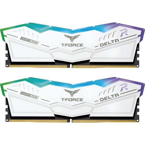 Оперативная память TEAM GROUP DIMM TEAMGROUP T-Force Delta RGB 64GB (32GB x2) DDR5-6000 (FF4D564G6000HC38ADC01)