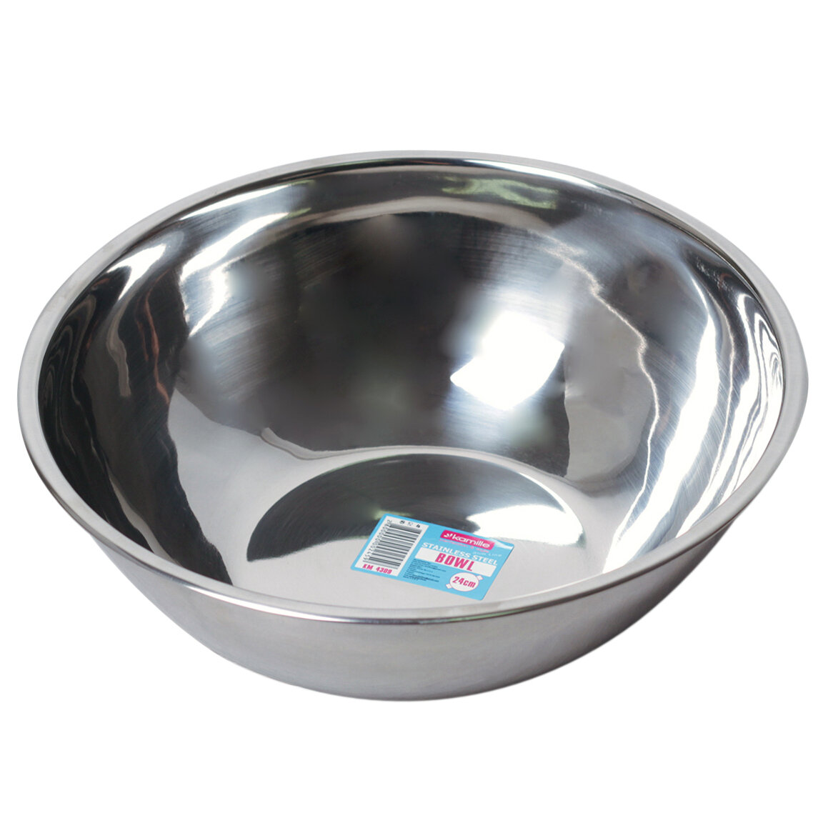 фото Миска 24х8,5 см. из нержавеющей стали Kamille КМ-4309