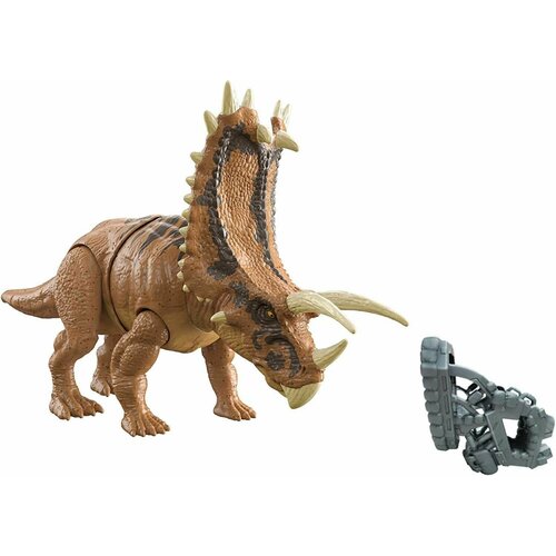 Фигурка динозавра Jurassic World пентацератопс серия Мегаразрушители Pentaceratops Extreme Mega Destroyers Mattel HCM05