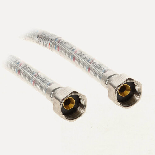 Изображение товара Подводка для воды Frap Сталь полимер Г/Г 1/2", 1.5 м