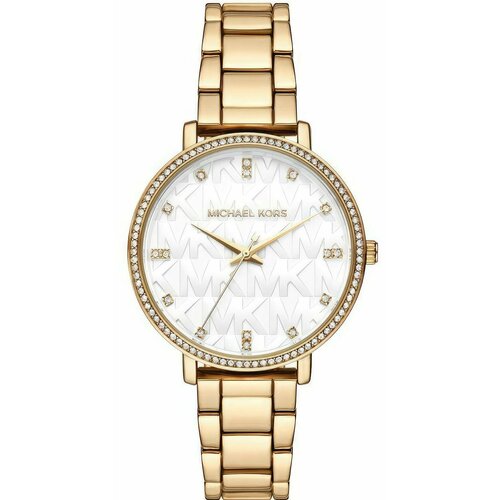 фото Наручные часы michael kors michael kors mk4666, белый, золотой