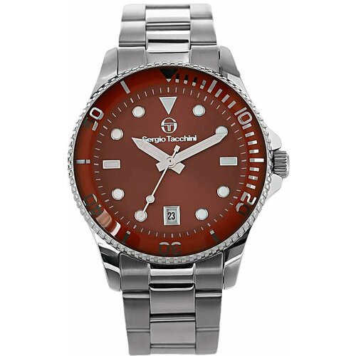 фото Наручные часы sergio tacchini, серый, серебряный