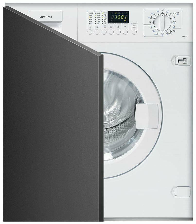 Встраиваемая стиральная машина Smeg LBI147, белая