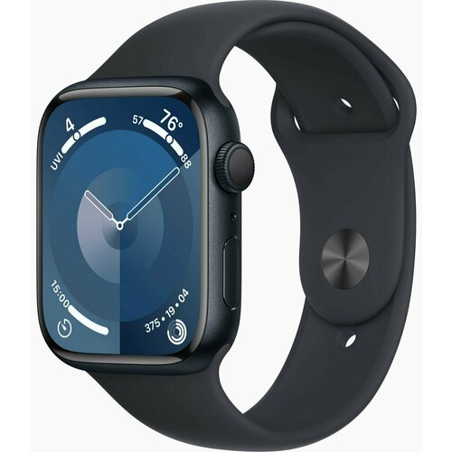 Умные часы Apple Watch Series 9 41 мм Aluminium Case GPS, midnight Sport Band