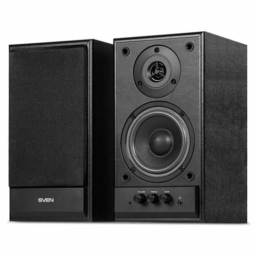 Колонки Sven SPS-702 220W деревянный корпус черный 985100₽