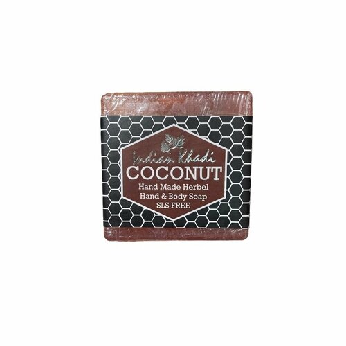 Мыло ручной работы Кокос Coconut SLS Free Indian Khadi 100 г