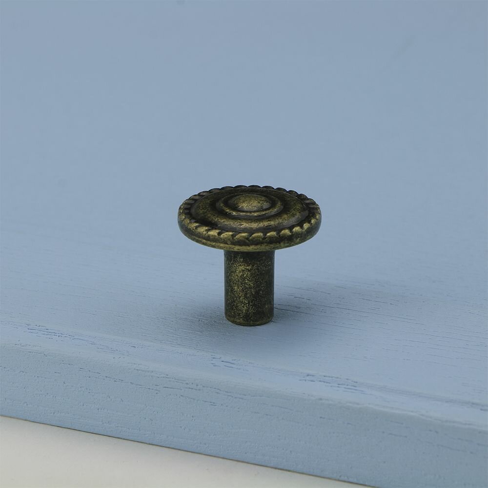 Ручка-кнопка мебельная RK-071 бронза оксидированная (1 ед.) - фотография № 6